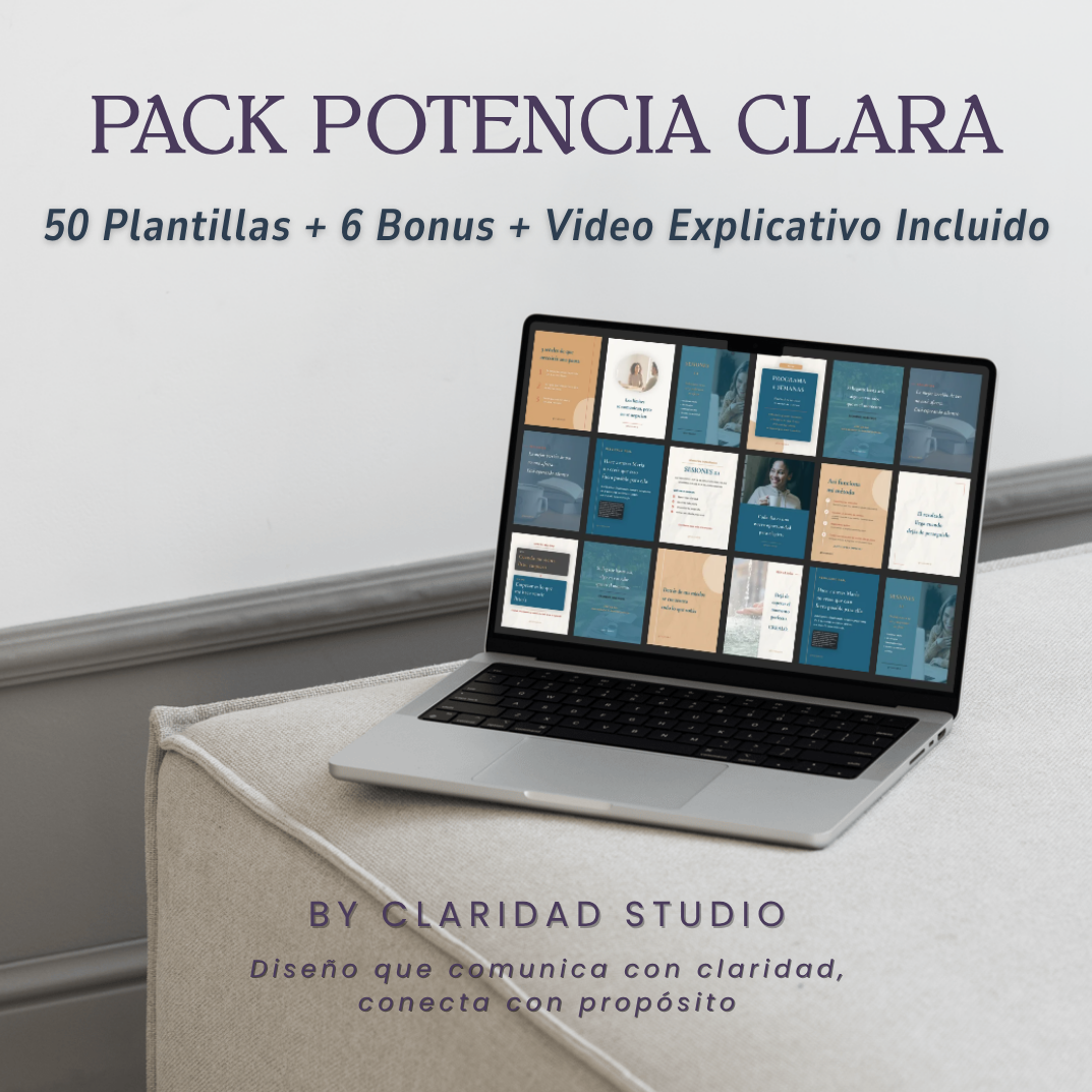 Potencia Clara | +50 Plantillas Profesionales para Coaches y Terapeutas