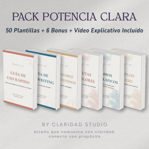Potencia Clara | +50 Plantillas Profesionales para Coaches y Terapeutas